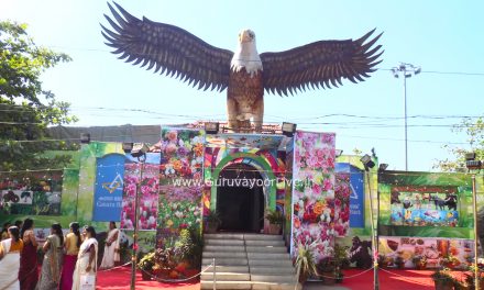 ഗുരുവായൂർ പുഷ്പോത്സവത്തിനു വേദി ഒരുങ്ങുന്നു