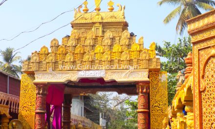 നിശ്ചലദൃശ്യങ്ങൾ ഒരുക്കി വര്ണാഭമാക്കി ഗുരുവായൂർ ക്ഷേത്ര മതിൽക്കെട്ട്