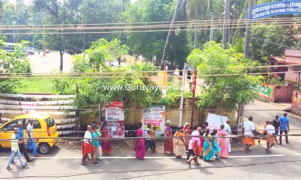 വേനൽമഴ മണ്ണിനെ തണുപ്പിച്ചു, ഗുരുവായൂരിൽ സന്ദർശകരുടെ വൻതിരക്ക്.