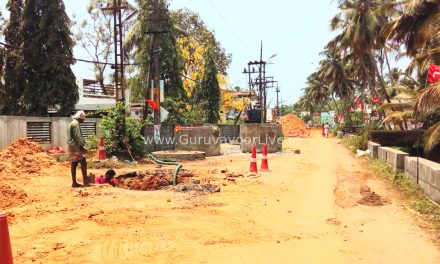 പൈപ്പിടൽ പൂർത്തിയാക്കി, റോഡ് ഭാഗികമായി പുനഃസ്ഥാപിച്ചു