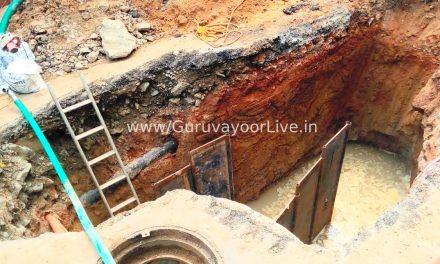 ബസ് ഗതാഗതം പുനരാരംഭിച്ചു, റോഡിൽ ചെളിയഭിഷേകം